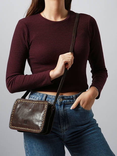 Cross Body Tas Leather Leder Biba Bruin leather RAL1L ander zicht 1